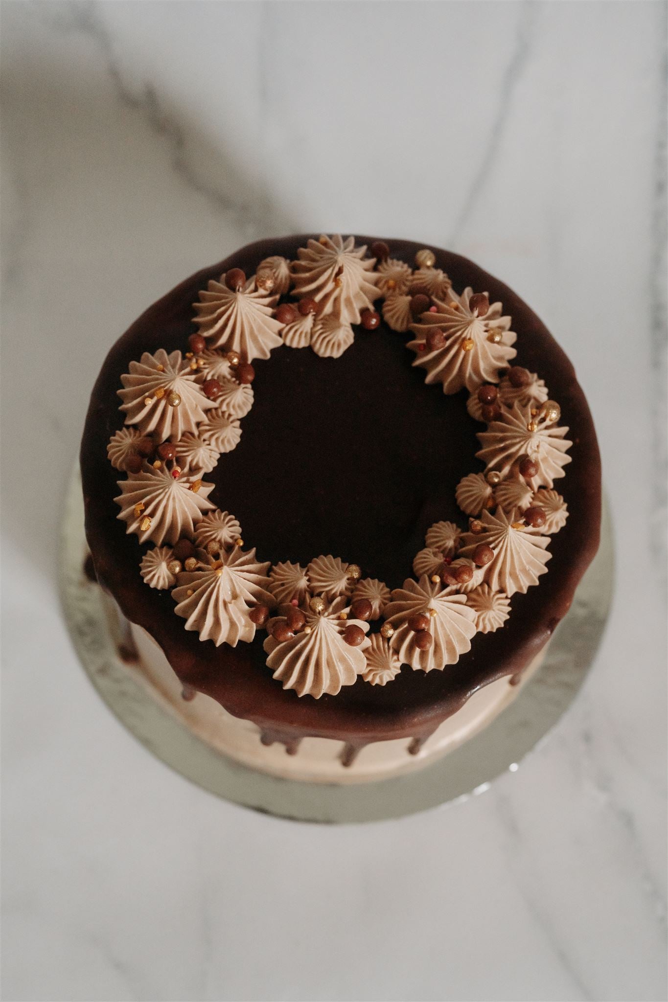 Chocolate & salted caramel cake