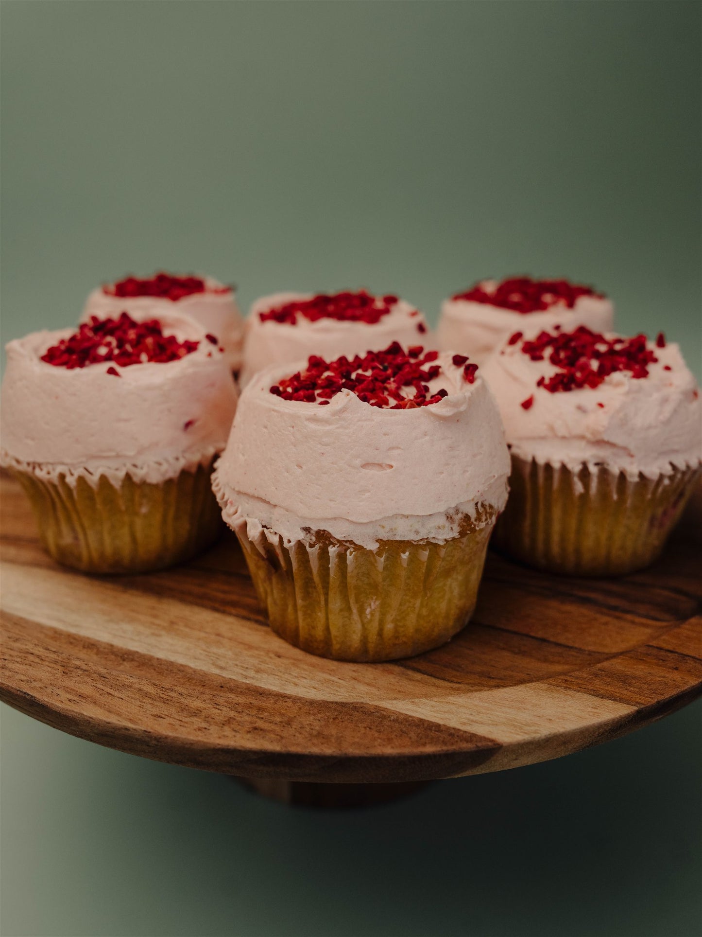 Lemon raspberry & almond cupcakes