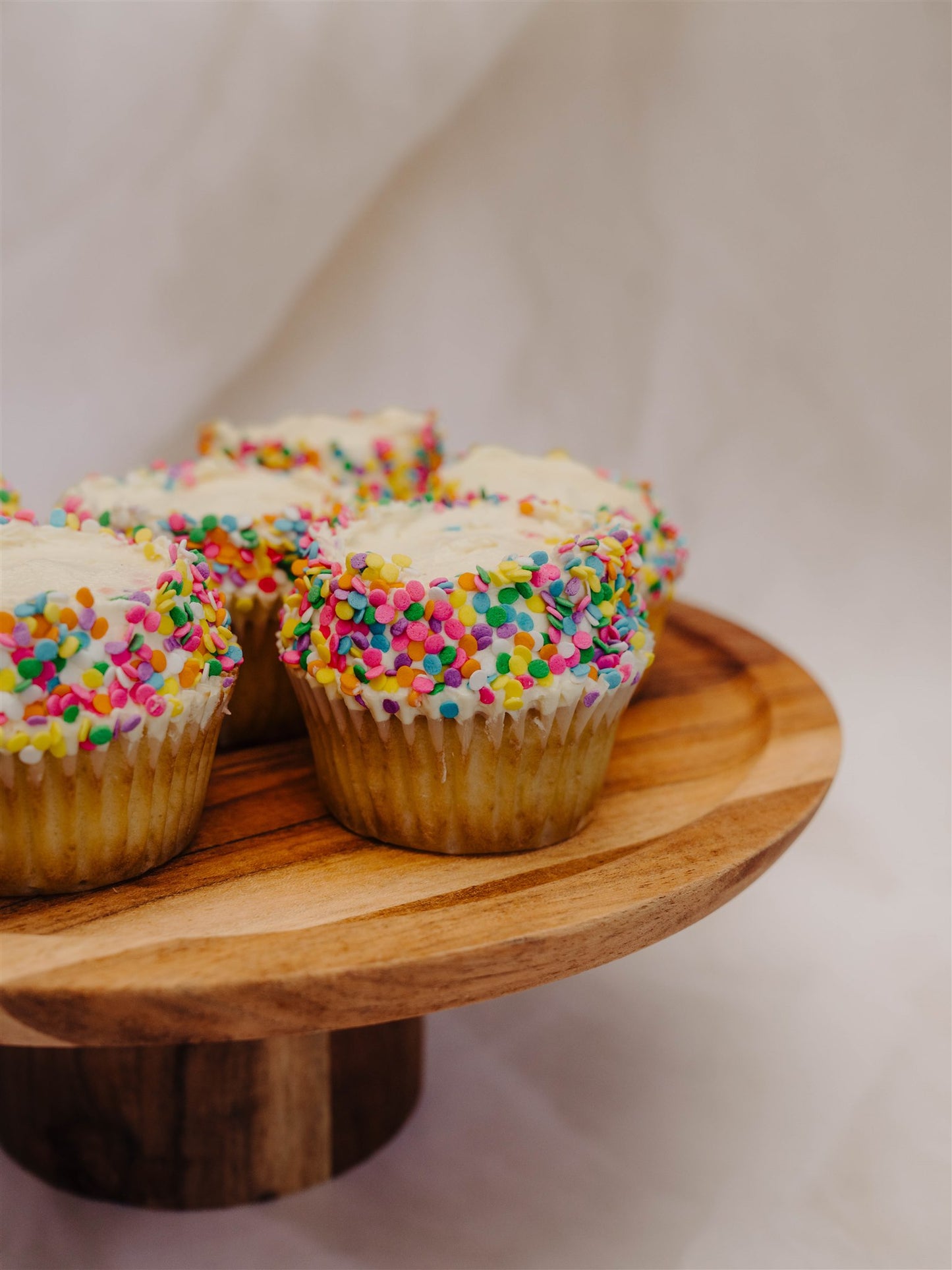 Vanilla Sprinkle Cupcakes