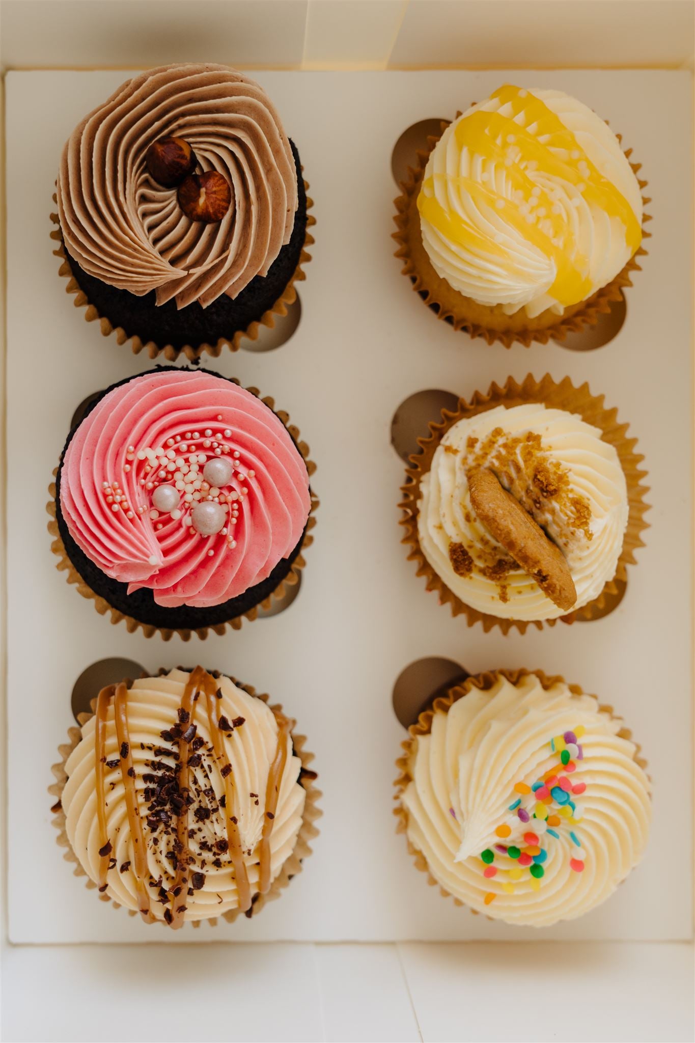 Mixed cupcake box
